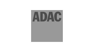 ADAC logó egy szürke négyzetben.