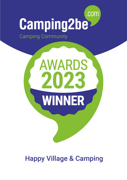 A Happy Village & Camping nyerte a Camping2be Awards 2023 díjat.